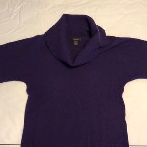 Henri Bendel wool and cashmere cowl neck sweater